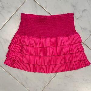Catch + Club Pink Pleated Women's Golf and Tennis Skirt